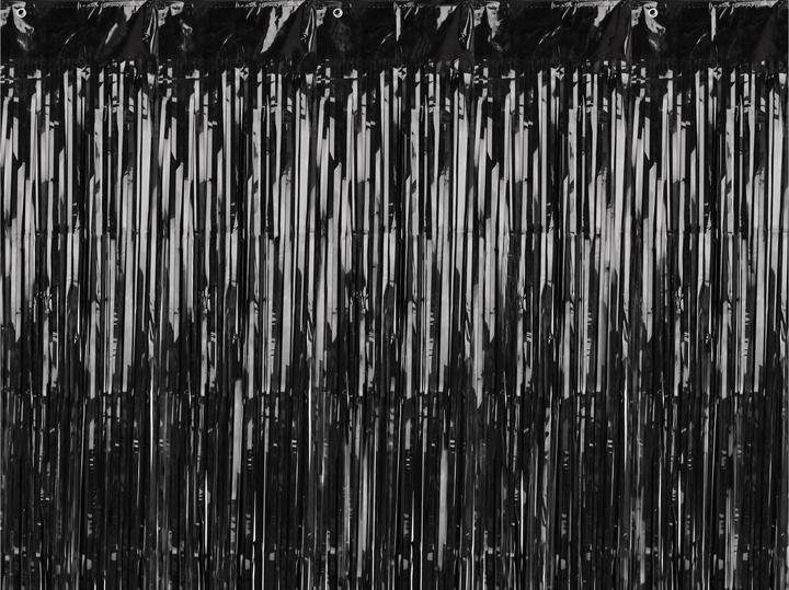 Image du produit Partydeco Accessoire de fête Rideau 90 x 250 cm, noir
