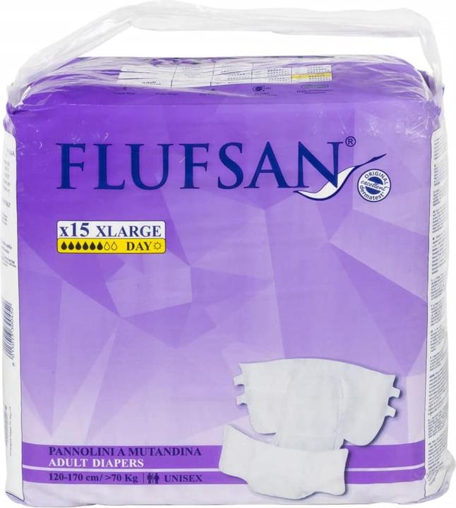 Immagine prodotto VidaXL Pannolini monouso Flufsan per adulti 15 pezzi. (15 x, XL)