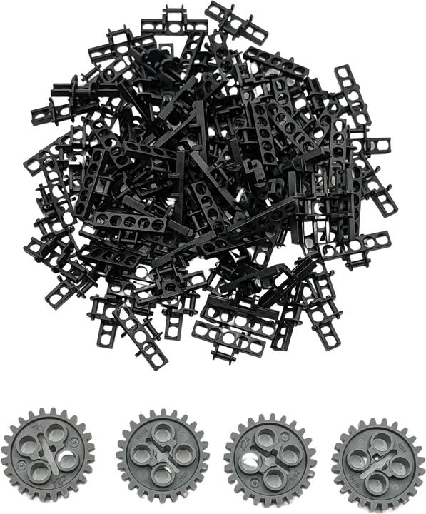Immagine prodotto LEGO Maglie della catena e pignoni - nero - 54 pezzi - nuovo (Accessori LEGO)