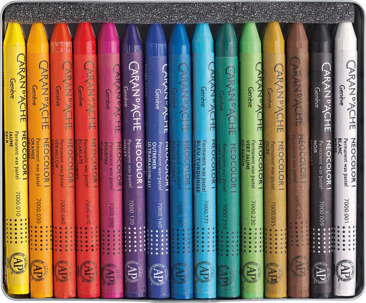 Image du produit Caran d'Ache Neocolor I Metallschachtel (Multicolore, 15 x)
