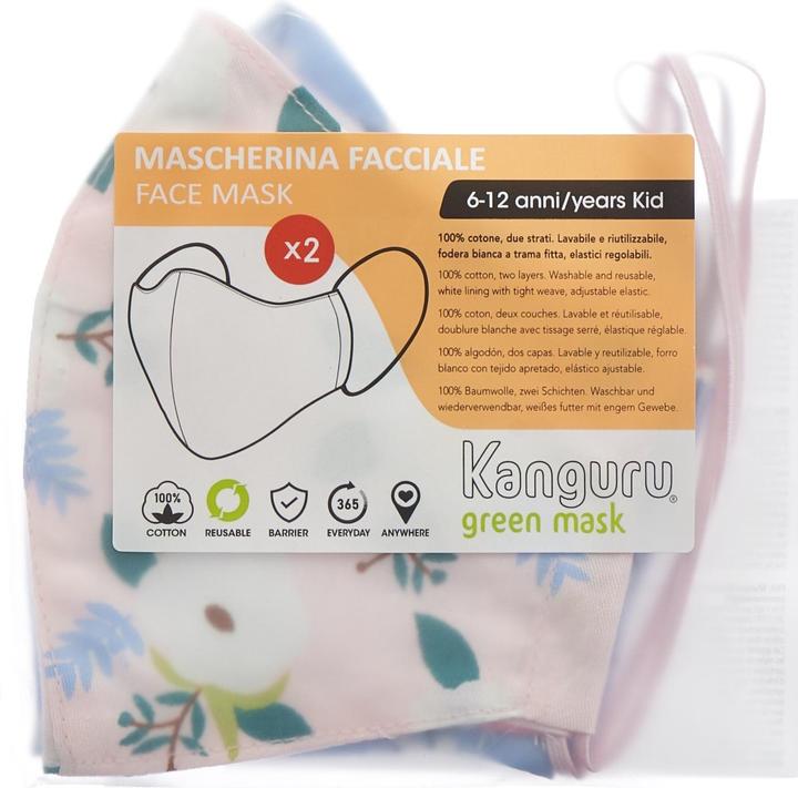 Produktbild Kanguru Green Schutzmaske für Mädchen (2 Stk) (2 x)