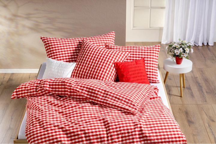 Immagine prodotto Night Fashion Controlla il rosso/bianco (Copricuscino, 50x70 cm)