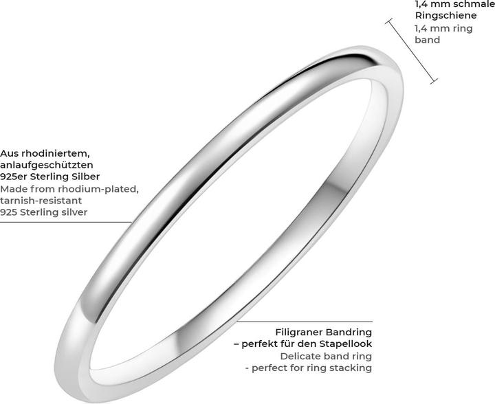 Immagine prodotto Glanzstücke München Donna Argento Argento - 6066 (61, 925 Argento)