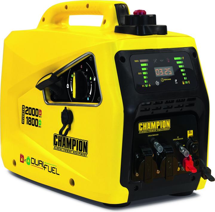 Produktbild Champion Power Equipment Agregat EU 2000-Watt-LPG-Dual-Fuel-Inverter-Generator (1600 W, 4.10 l)