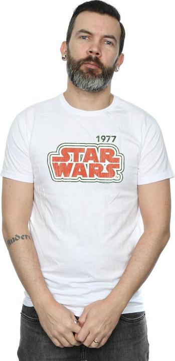 Actual product image Star Wars Mens Retro Outline T-Shirt (S)