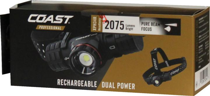 Produktbild Coast XPH34R wiederaufladbare Stirnlampe, 2075 Lumen - Vending Pack (2075 lm)