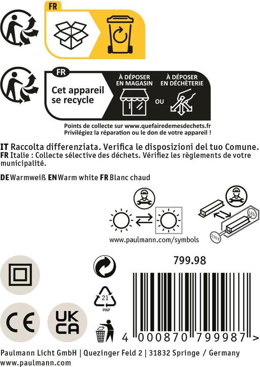 Immagine prodotto Paulmann Kame (700 lm)