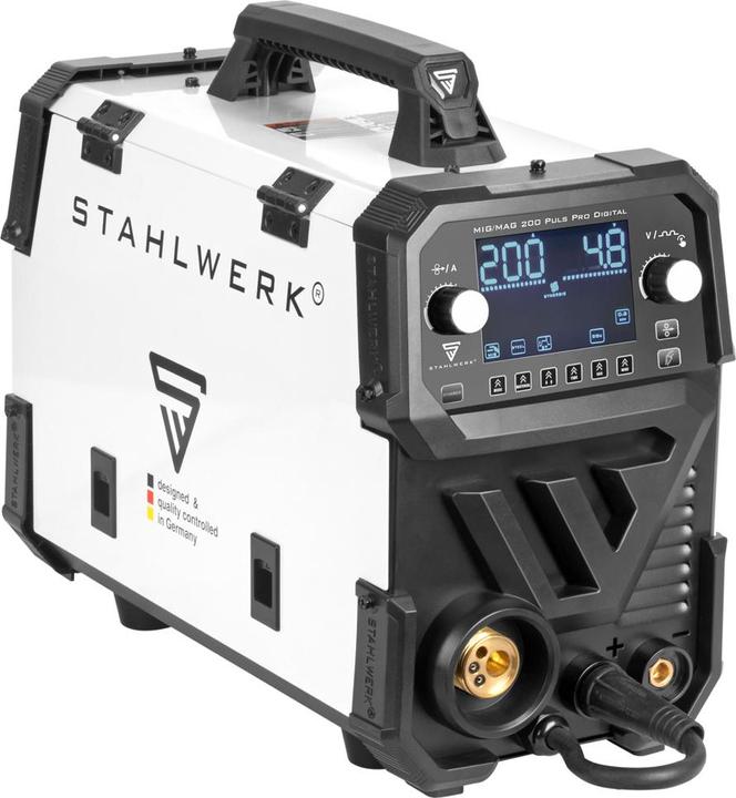Produktbild Stahlwerk Schweissgerät MIG MAG 200 Spot Puls Pro Digital Vollausstattung 200 A