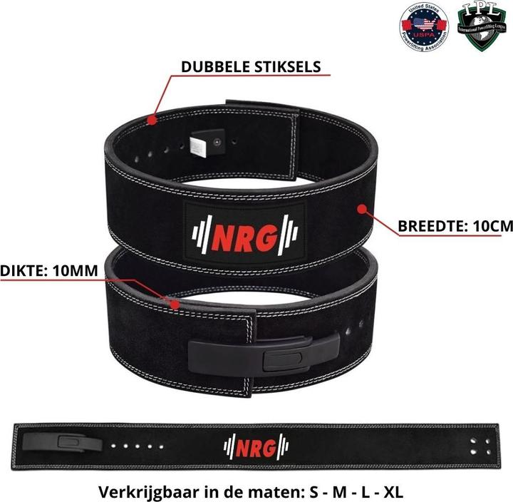 Actual product image NRG Fitness Weightlifting belt - Size: XL