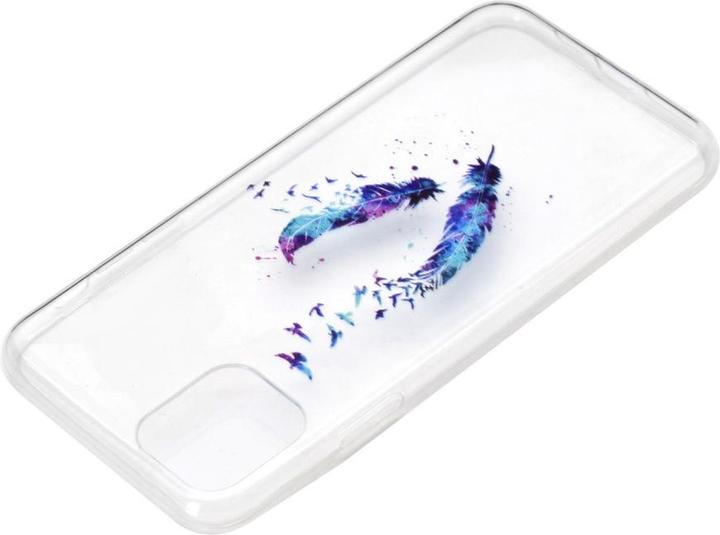 Actual product image Ueli Express iPhone 12 Mini Super Slim Rubber Case TPU Feathers (Apple iPhone 12 mini)