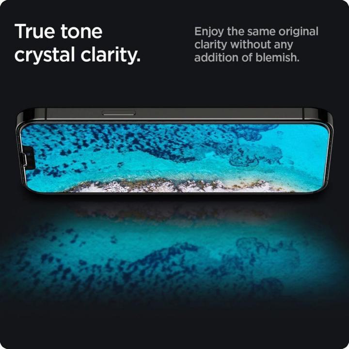 Actual product image Spigen Glass.TR Slim iPhone 14/13 Pro/13 Privacy AGL05211 szkło hartowane AGL03393 (1 Piece, Apple iPhone 13 Pro, Apple iPhone 13)