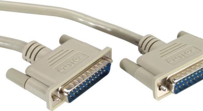 Actual product image Roline Serial cable, male Sub-D 25 / male Sub-D 25 (3 m, VGA)