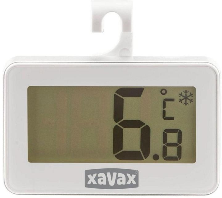 Xavax Thermomètre numérique pour réfrigérateur, congélateur et bahut, blanc