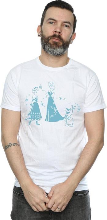 Immagine prodotto Disney Frozen Magic Snowflakes Maglietta Uomo (XXL)