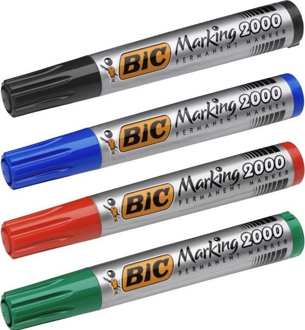 Immagine prodotto Bic Marcatura di 2000 ecoluzioni (Verde, Blu, Nero, Rosso, 1.70 mm, 4 x)