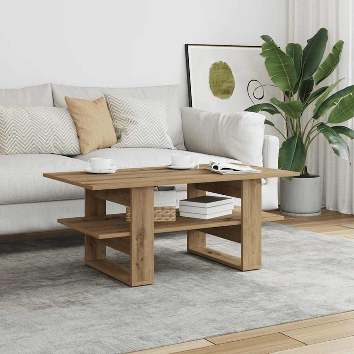Immagine prodotto VidaXL Tavolino da caffè Artisan oak 102x55x42 cm materiale a base di legno (102 x 55 x 42 cm)