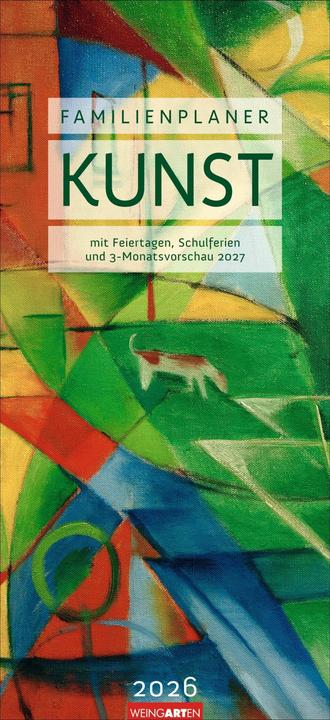 Produktbild Kunst Familienplaner 2026 (22 x 48 cm, Deutsch)