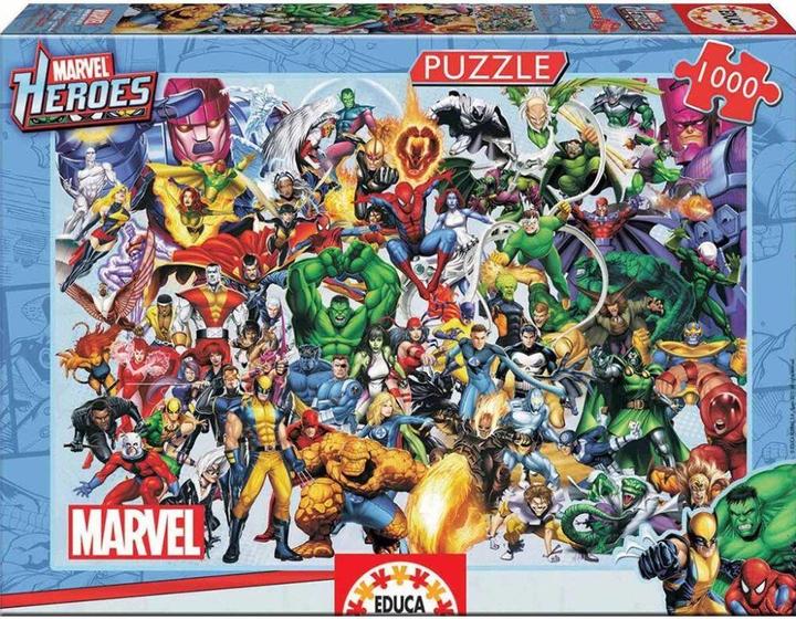 Actual product image Educa Collage of Marvel Heroes (1000 pieces)