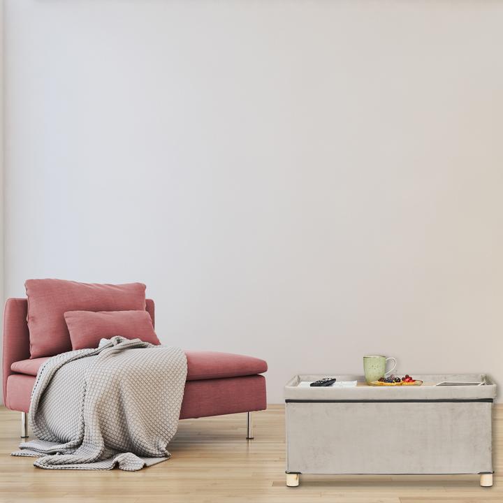 Actual product image Relaxdays Chest with tray (76 cm)
