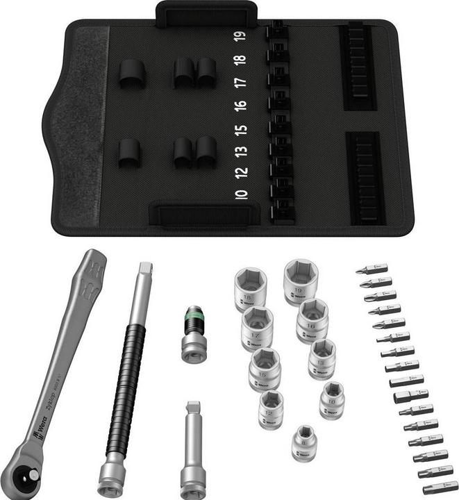 Image du produit Wera 8100 SB 7 Jeu cliquet Zyklop Metal (19 mm, 8 mm, 10 mm, 14 mm, 18 mm, 11 mm, 12 mm, 17 mm, 15 mm, 13 mm, 9 mm, 16 mm)