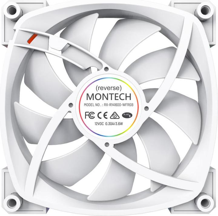 Produktbild Montech RX140 PWM - weiss (140 mm, 1 x)