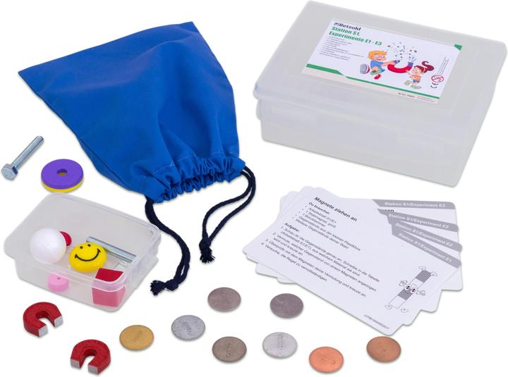 Produktbild Betzold Stationen-Kiste Magnetismus und Kompass