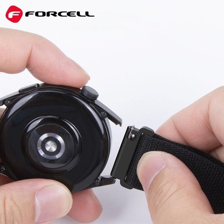 Produktbild Forcell Strap F-DESIGN FS05 strap for SAMSUNG Watch 20 mm black (20 mm, Polyester)