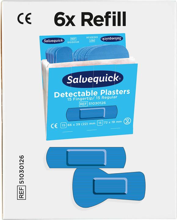 Image du produit Salvequick Recharge de bandes de pansements détectables (30 x)