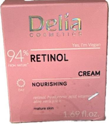 Produktbild Delia Cosmetics Delia 94 Retinol-Creme mit nährendem Hyaluron und Vitamin E