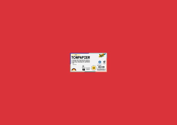 Produktbild Folia Tonpapier, (B)500 x (H)700 mm, 130 g/qm, hibiscus (130 g/m², 1 x)