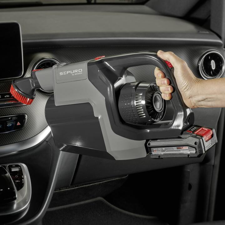 Actual product image Severin HV 7185 Battery-powered hand hoover 18 V incl. battery, with dust bag