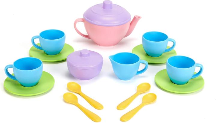 Actual product image Green Toys Green toy tea play set