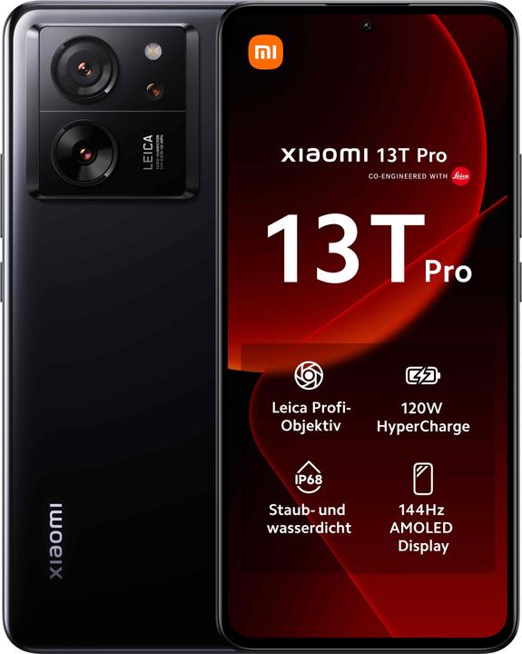 Image du produit Xiaomi 13T Pro (1000 Go, Noir, 6.67", Double SIM, 50 Mpx, 5G)