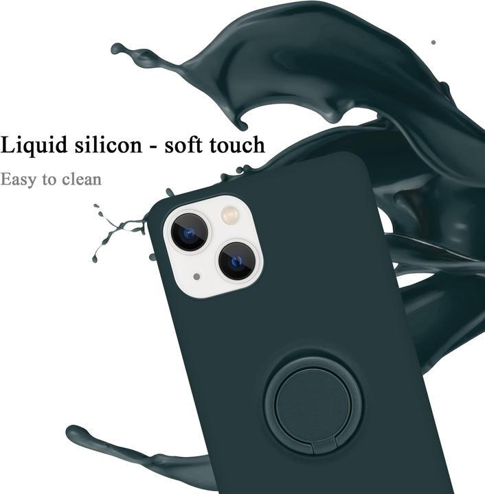 Actual product image Cadorabo Case for Apple iPhone 14 PLUS in TPU Liquid Ring Silicone Case Style (Apple iPhone 14 Plus)
