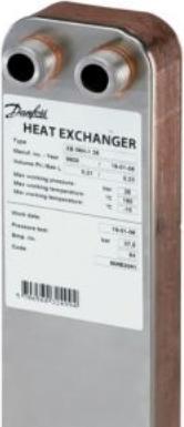 Image du produit Danfoss Redan Veksler XB 06H-1 26pla. - med 26 plader