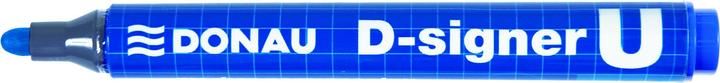 Image du produit Donau Marqueur permanent d-signer u, rond, 2-4mm (trait), bleu (Bleu, 4 mm)