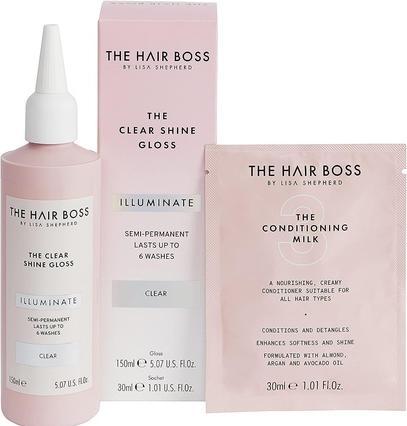 Immagine prodotto The Hair Boss Clear Shine Gloss Trattamento semipermanente per capelli 150ml