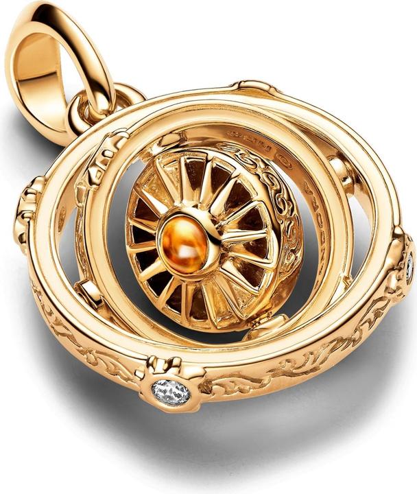Pandora Game of Thrones Drehendes Astrolabe Charm (Metall gelbvergoldet)