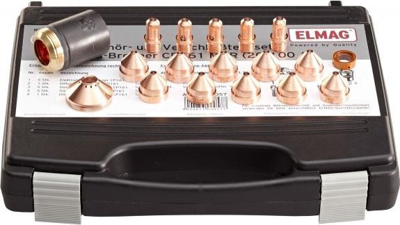 Immagine prodotto Elmag - Zubehör- und Verschleissteileset für PC 10051/T zu Plasma-Brenner CP161 MAR, 20-100 Amp. für