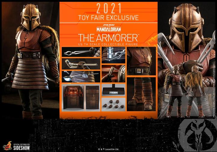 Produktbild Hot Toys Star Wars - The Mandalorian "The Armorer" 2021 Toy Fair Exclusive 1/6 Actionfigur
