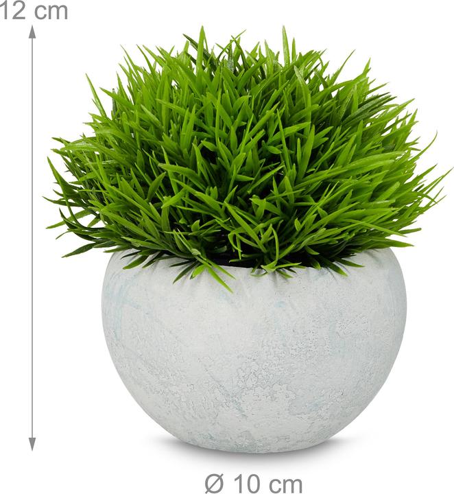 Actual product image Relaxdays 3x Artificial-Plants (12 cm)