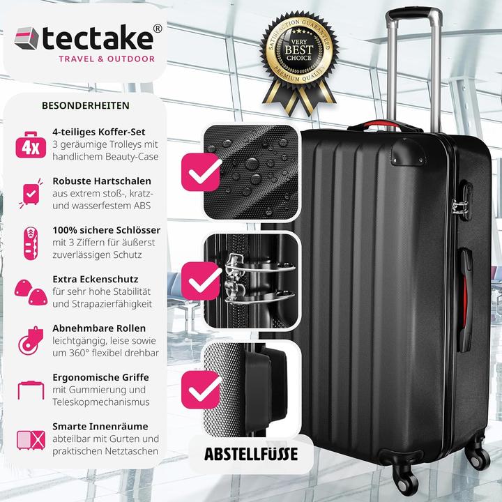 Immagine prodotto tectake Nero | No. 403412 (90 l, M (50 - 90l), L (90 - 115l), XL (da 115l))