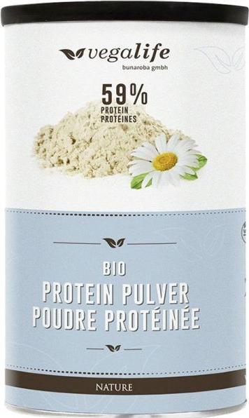 Produktbild vegalife Protein Pulver Natur (Neutral, Mahlzeitenersatz oder Müesli, Sport-Shake, leicht nussig, 1 Stk., 450 g)