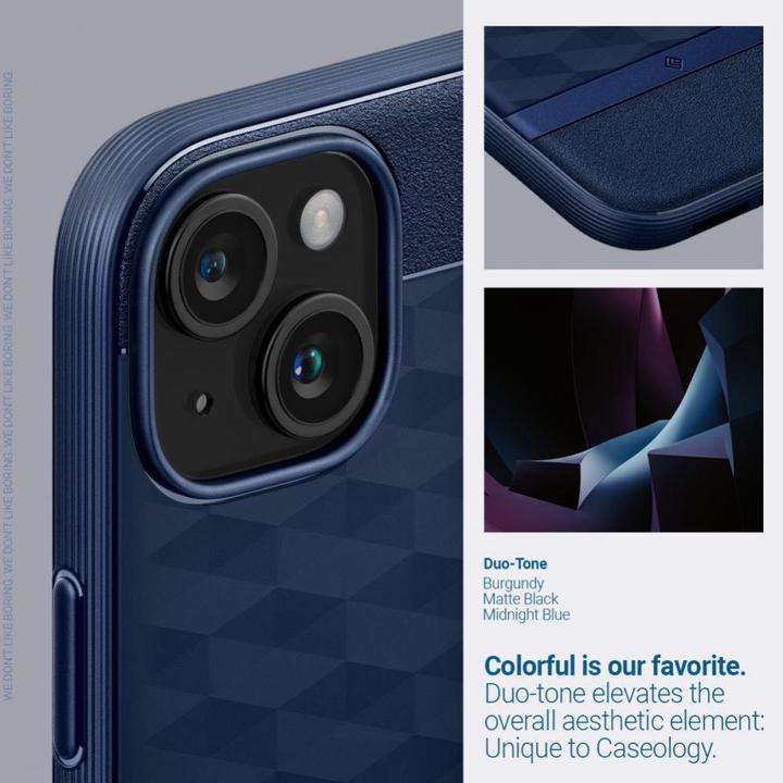 Actual product image Caseology Parallax Mag Magsafe Iphone 15 Midnight Blue (Apple iPhone 15)