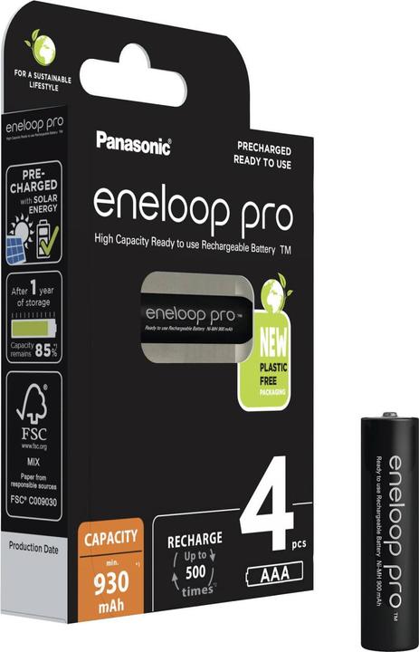 Panasonic eneloop pro (4 pcs., AAA, 930 mAh)