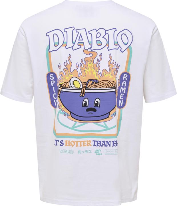 Actual product image Only & Sons Onskeane Rlx Ss Print Tee Noos (XS)
