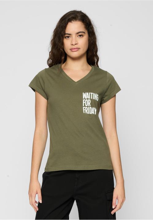 Produktbild Mister Tee Ladies Waiting For Friday Box Tee - 22285 (XS)
