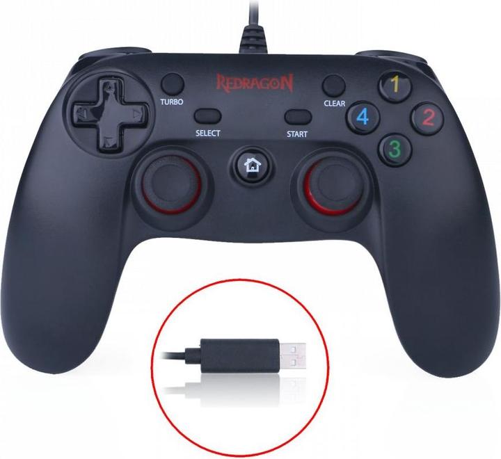 Produktbild Redragon : Saturn G807 Wired Controller /PC (PS3, PC, Android)