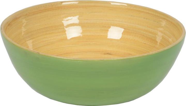 Produktbild Albert L. punkt) Bambus-Schüssel flach lindgrün 18 x 7 cm (1 x)
