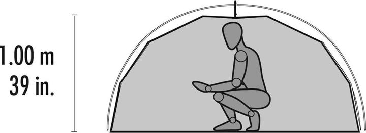 Actual product image Msr elixir (Dome tent, 2.16 kg, 1 person)